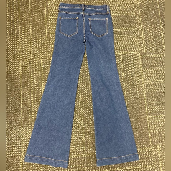 Free People Mallisson Dark Wash Flare Jeans Size 27 - Picture 8 of 11